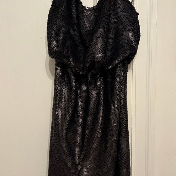 ARK & CO Sequin Dress S Small Rose Gold Silver Party Cruise Wedding Holiday - Picture 2 of 5